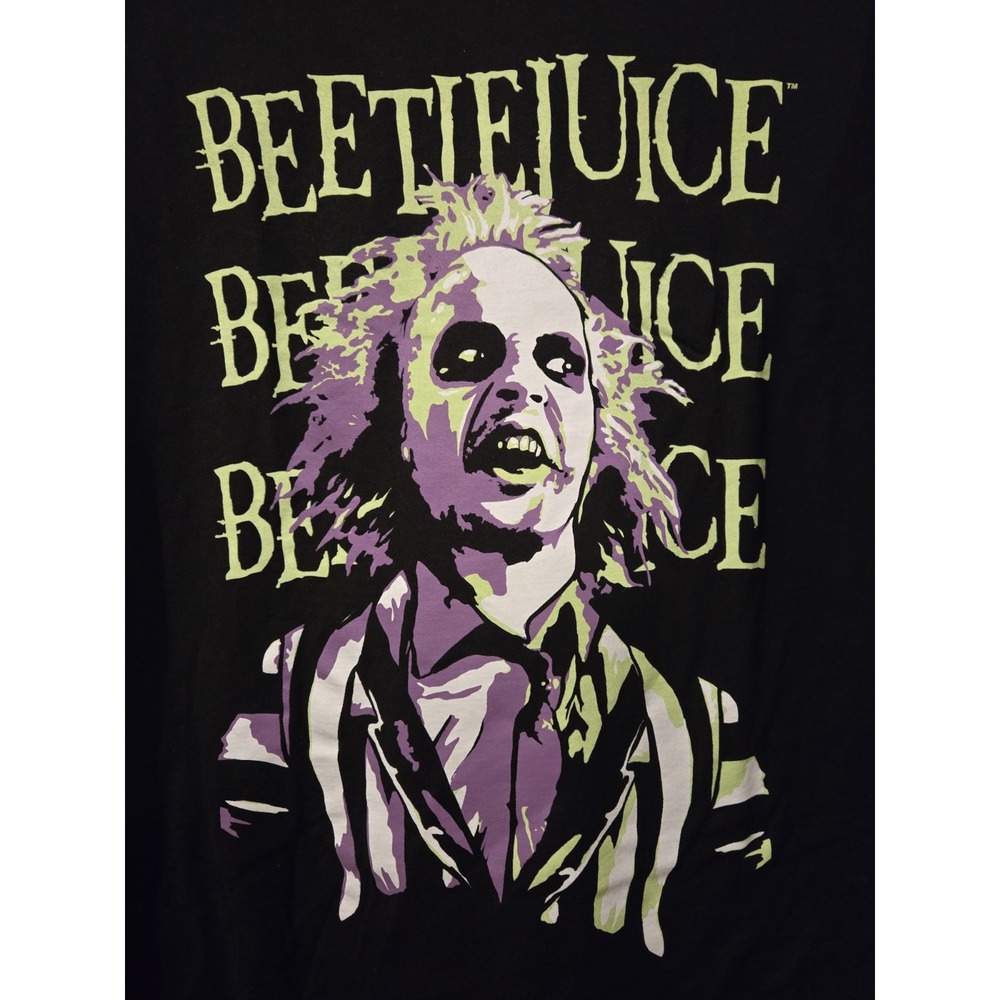 Beetlejuice Graphic T-Shirt Size XL NWT NEW‎ Shirt Black